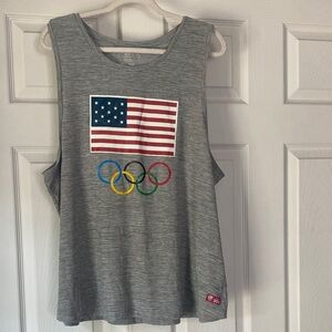 Gray Olympic Flag Tank Top